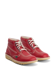Kickers Red Adult Unisex Kick Hi Synthetic Shoes - Image 2 of 5