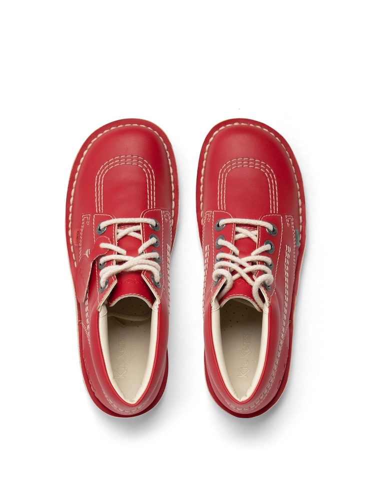 Kickers Red Adult Unisex Kick Hi Synthetic Shoes - Image 5 of 5
