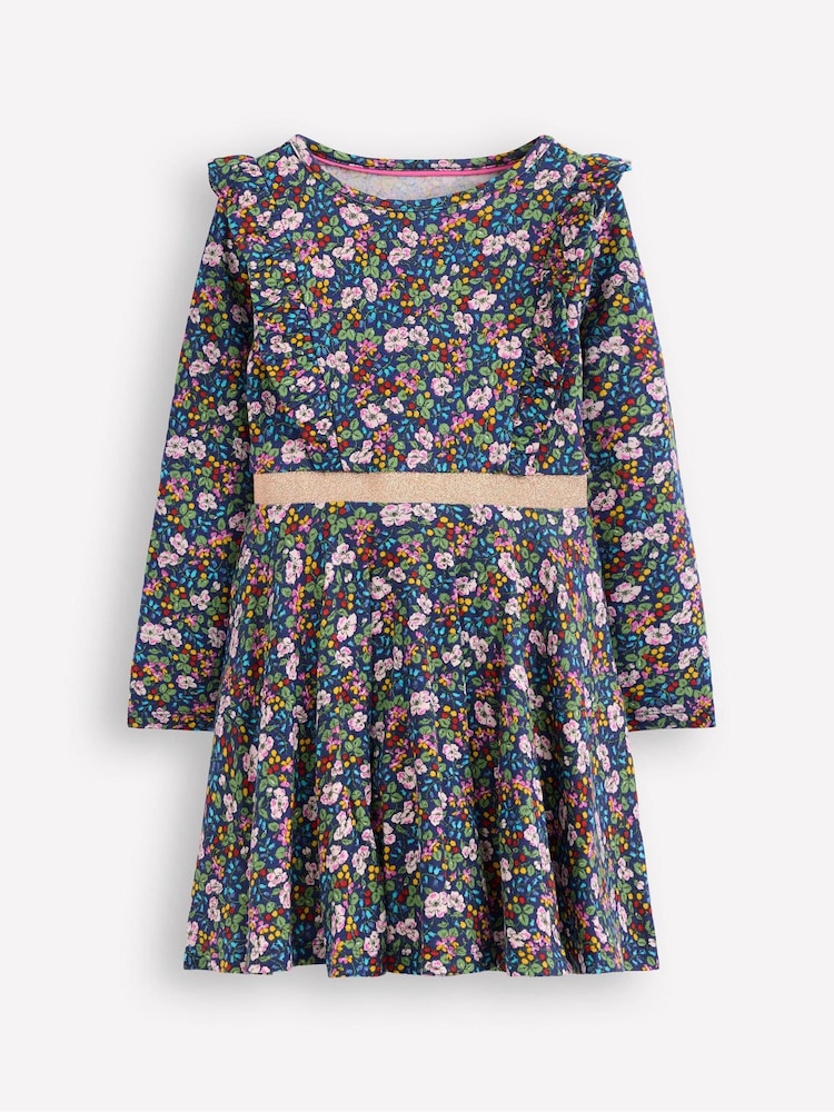 Boden Sky Blue Cora Twirly Jersey Dress - Image 1 of 3