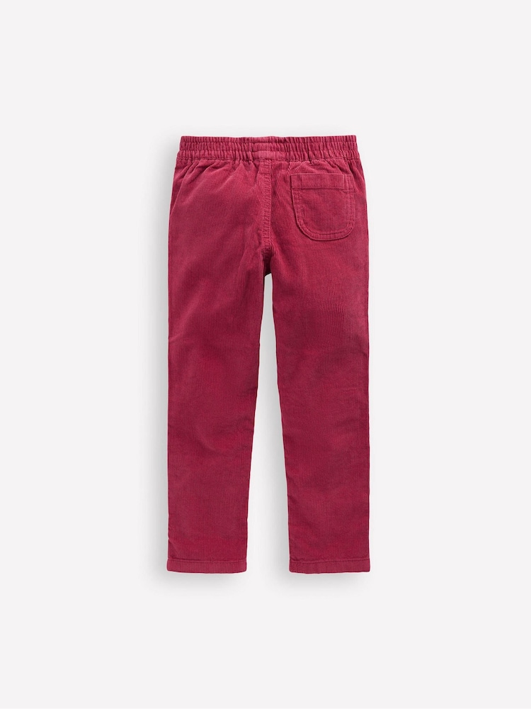 Boden Pink Cord Pull-On Trousers - Image 2 of 3