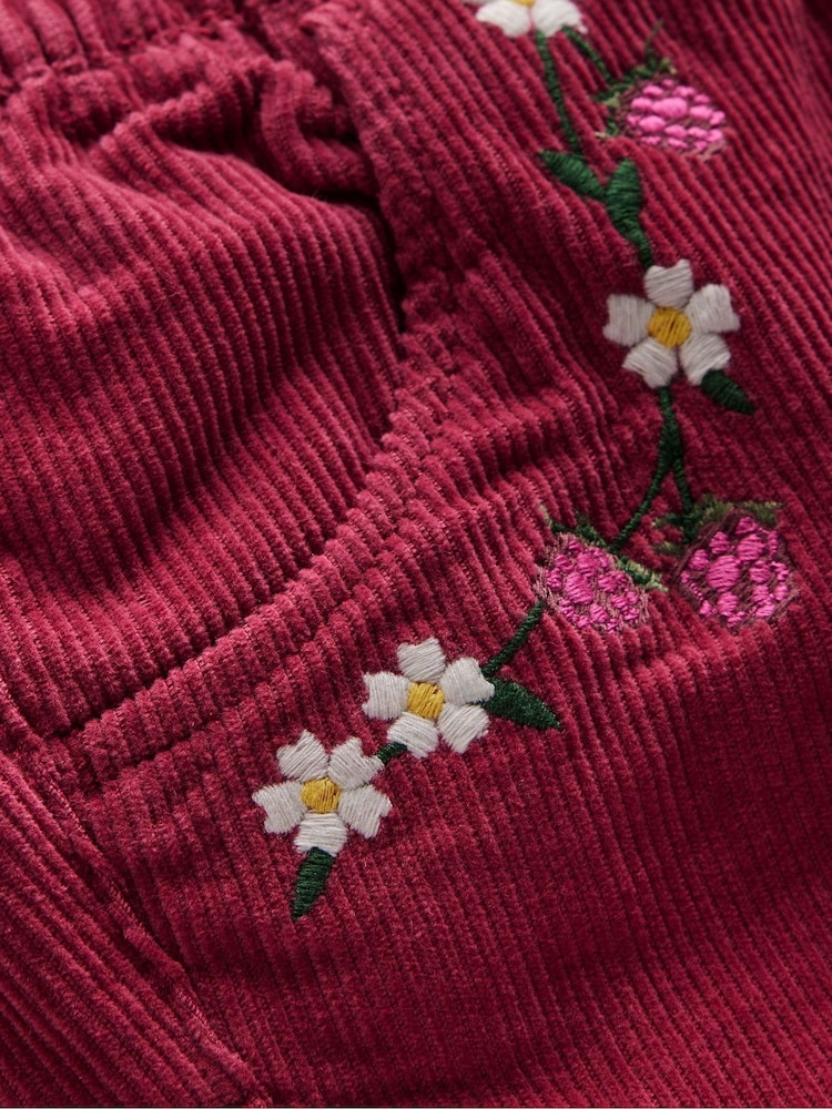 Boden Pink Cord Pull-On Trousers - Image 3 of 3