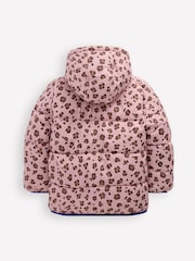Boden Pink Reversible Padded Borg Coat - Image 2 of 4