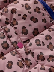 Boden Pink Reversible Padded Borg Coat - Image 4 of 4