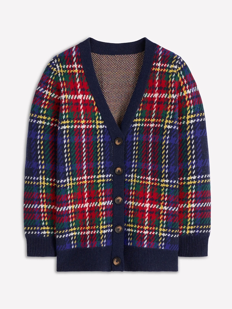 Boden Blue Quinn Boyfriend Cardigan - Image 6 of 6 Boden Blue Quinn Boyfriend Cardigan - Image 6 of 6