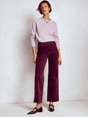 Boden Purple 5-Pocket Cord Column Jeans - Image 1 of 5
