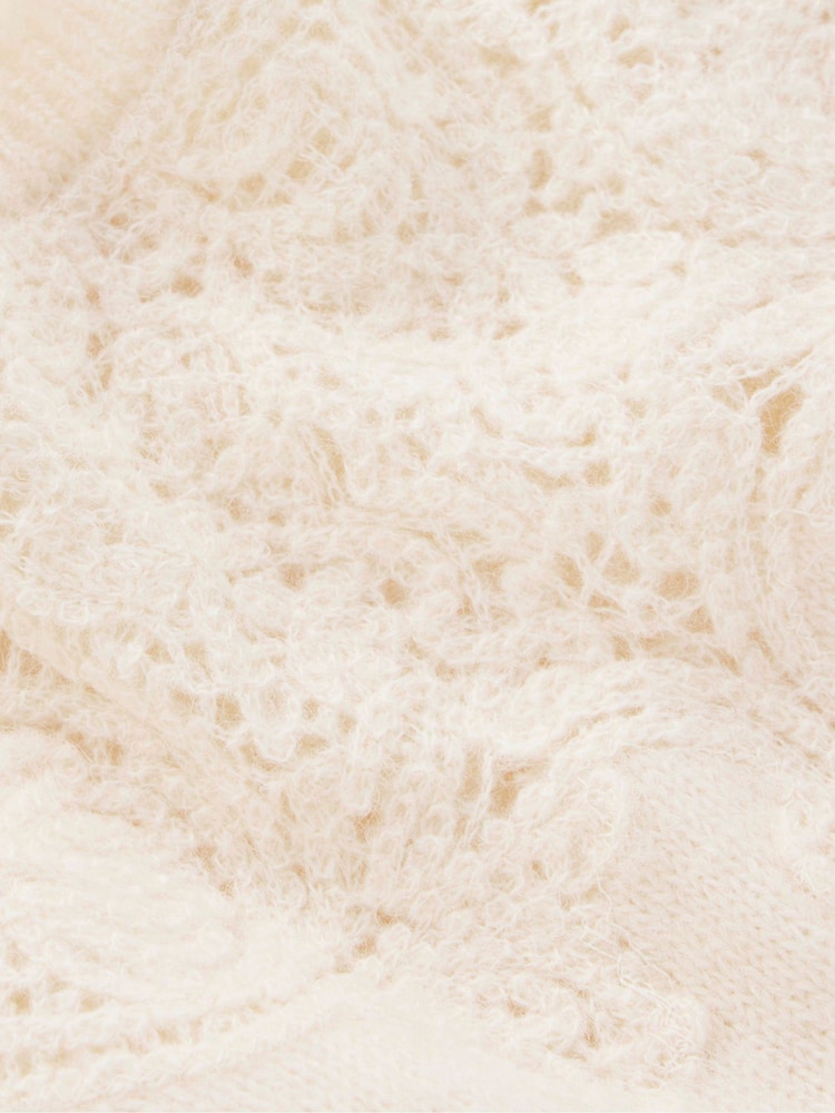 Boden Cream Fluffy Embroidered Jumper - Image 7 of 7 Boden Cream Fluffy Embroidered Jumper - Image 7 of 7