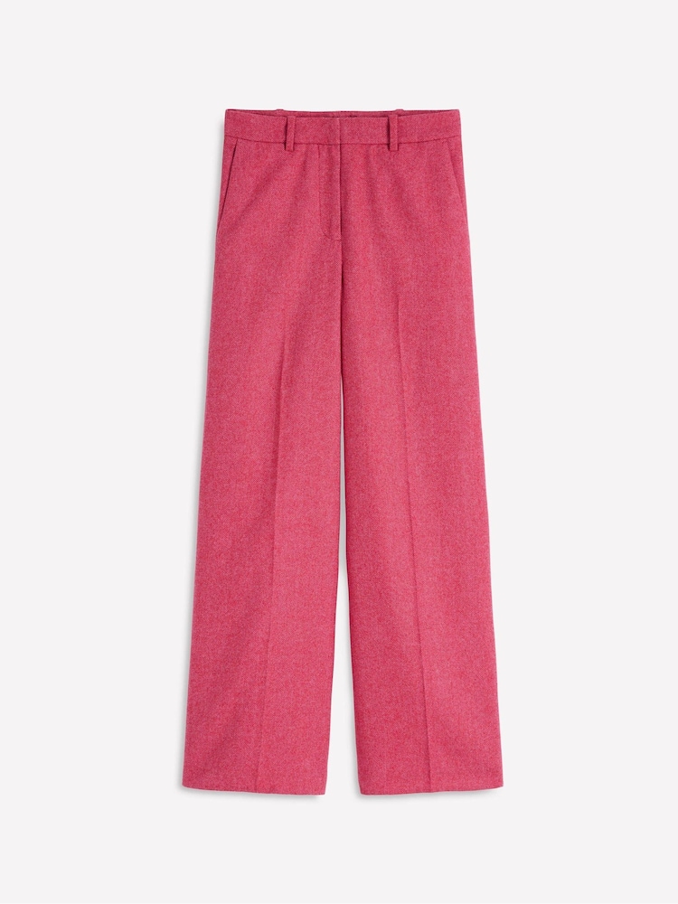 Boden Pink Belgravia Wool Trousers - Image 6 of 6 Boden Pink Belgravia Wool Trousers - Image 6 of 6