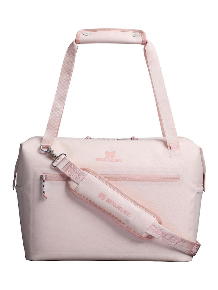 Stanley Rose Quartz All-Day Julienne Maxi Cooler Bag - Image 1 of 5 Stanley Rose Quartz All-Day Julienne Maxi Cooler Bag - Image 1 of 5