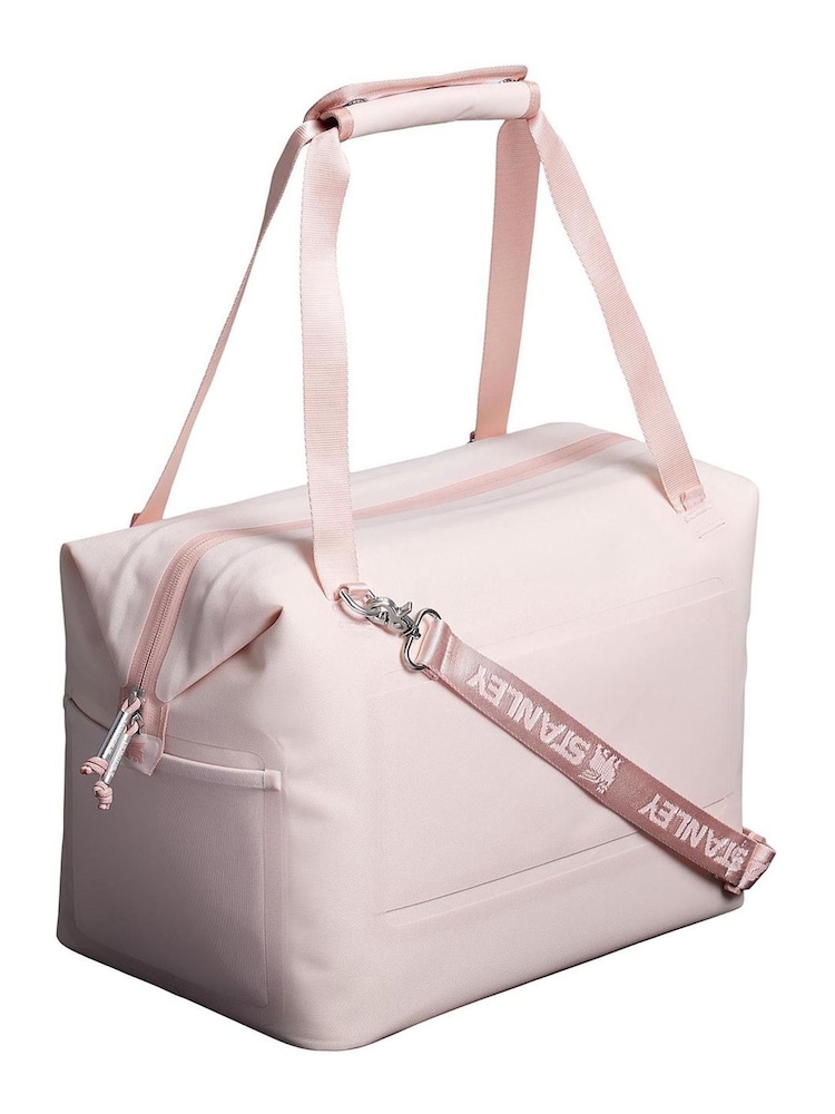 Stanley Rose Quartz All-Day Julienne Maxi Cooler Bag - Image 2 of 5 Stanley Rose Quartz All-Day Julienne Maxi Cooler Bag - Image 2 of 5
