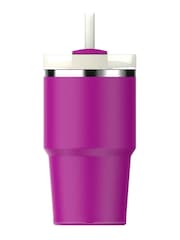 Stanley Violet Blossom Quencher H2.0 Flow State Tumbler 0.6L Water Bottle - Image 2 of 3