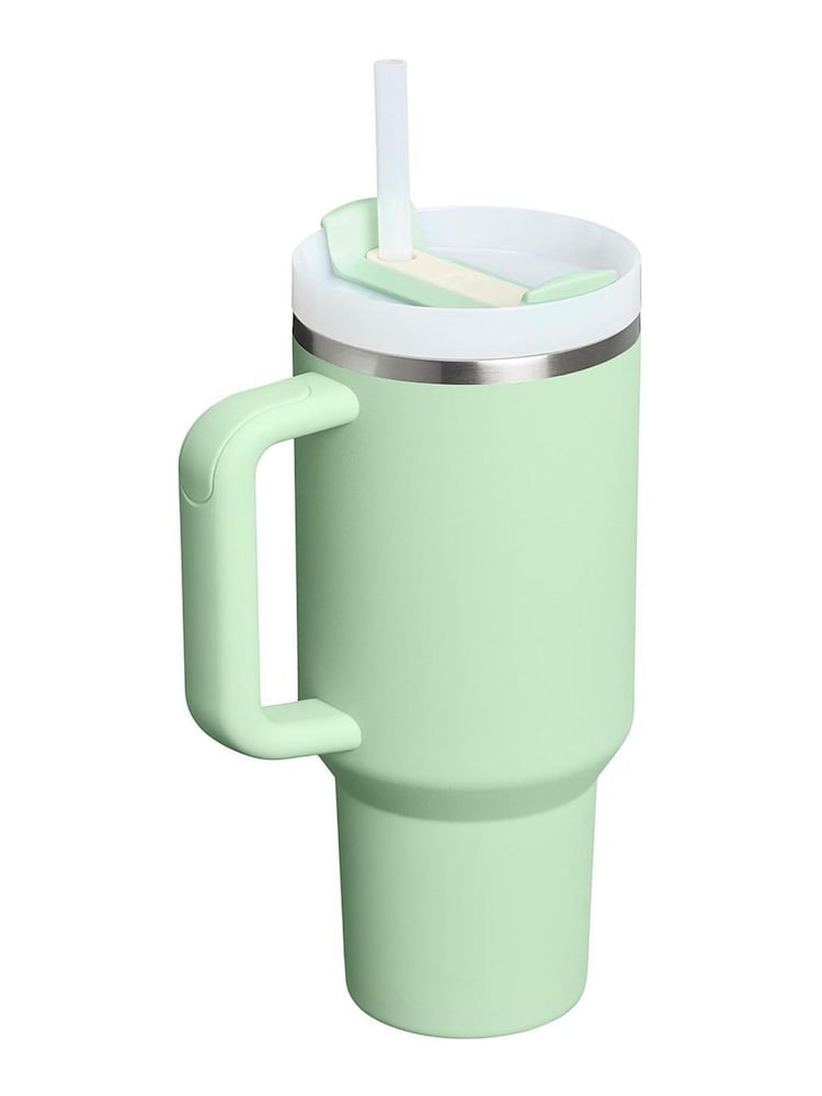 Stanley Pistachio Quencher H2.0 Flow State Tumbler 1.18L Water Bottle - Image 2 of 3 Stanley Pistachio Quencher H2.0 Flow State Tumbler 1.18L Water Bottle - Image 2 of 3