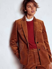 Boden Brown Stamford Cord Blazer - Image 1 of 5