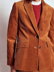Boden Brown Stamford Cord Blazer - Image 2 of 5