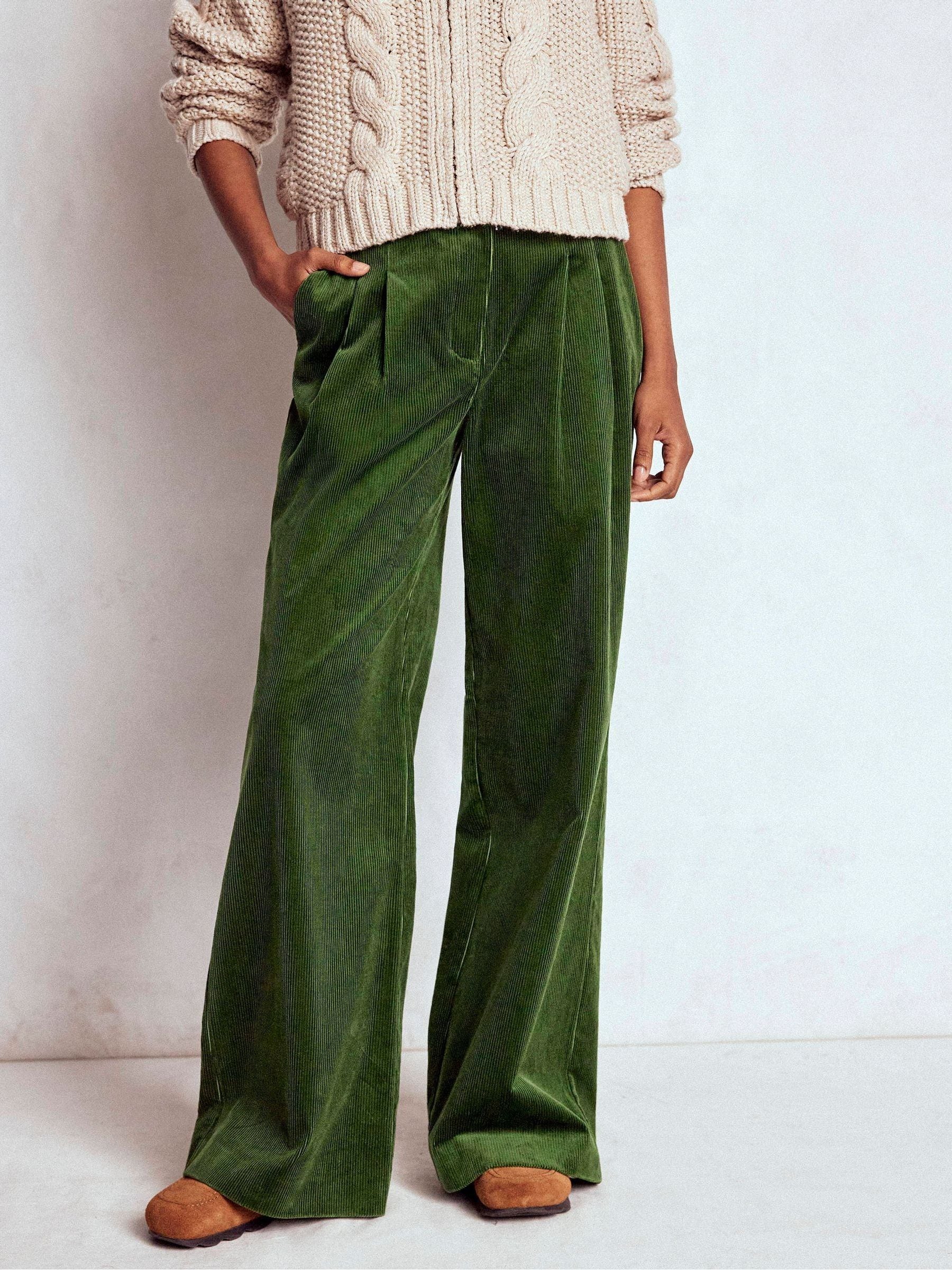 Buy Boden Green Kensington Cord Trousers from Next USA