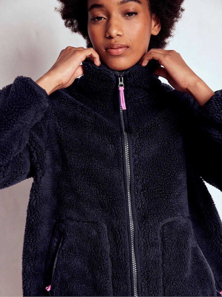 Boden Blue Westminster Borg Jacket - Image 1 of 5