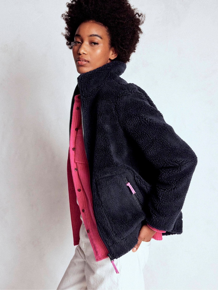 Boden Blue Westminster Borg Jacket - Image 2 of 5