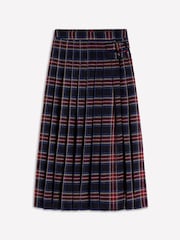 Boden Blue Josephine Wool Kilt Skirt - Image 5 of 5