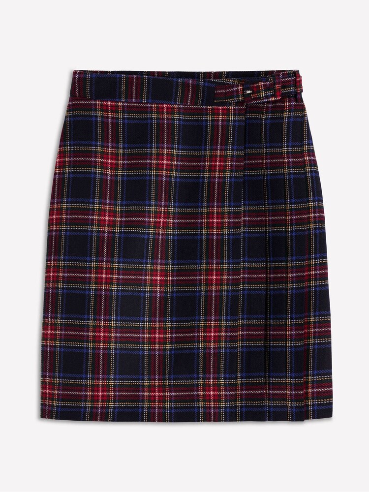 Boden Blue Helen Wool Kilt Skirt - Image 6 of 6 Boden Blue Helen Wool Kilt Skirt - Image 6 of 6