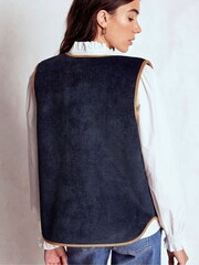 Boden Blue Clerkenwell Reversible Gilet - Image 3 of 8