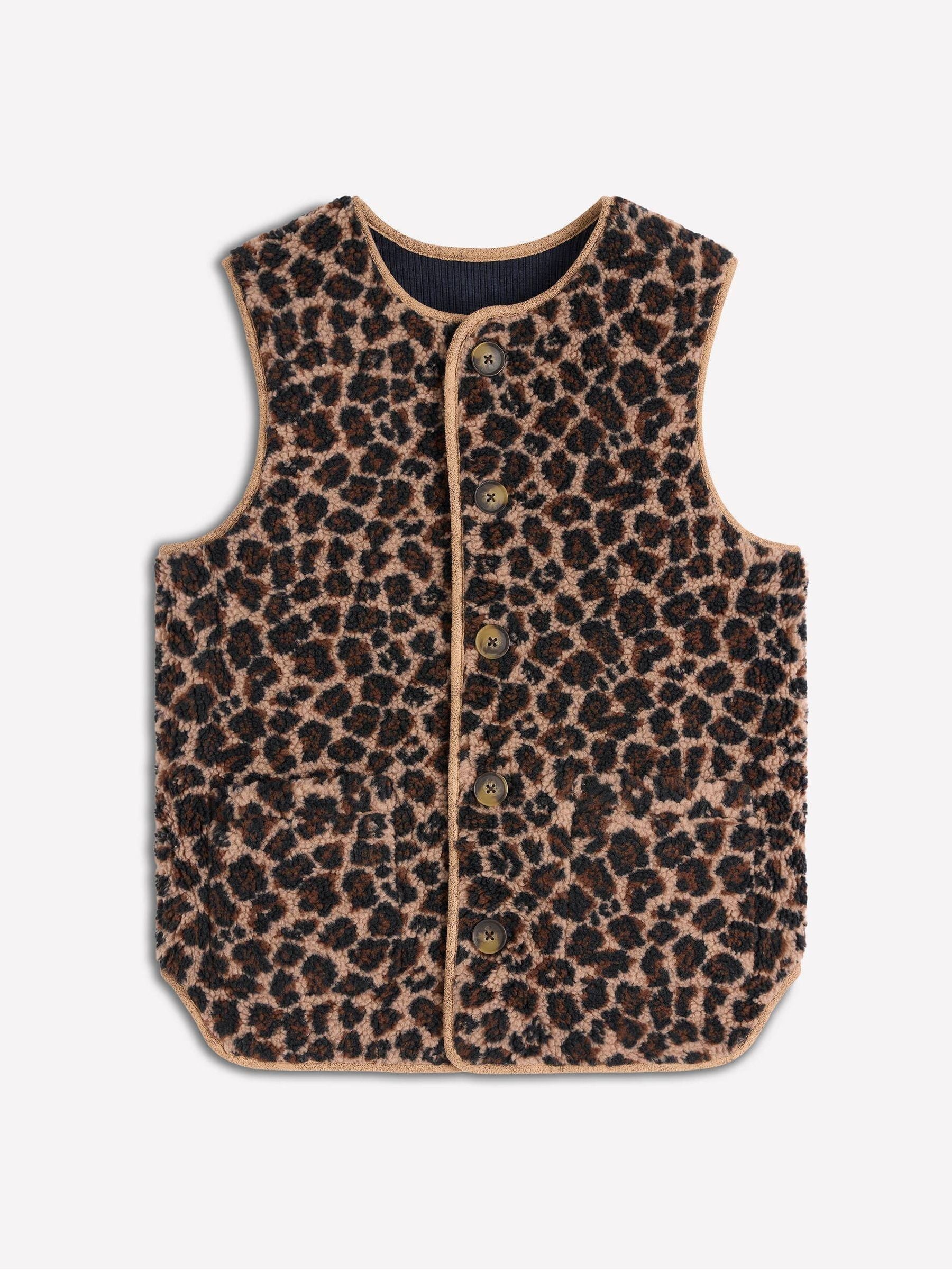 Buy Boden Leopard Clerkenwell Reversible Gilet from Next USA