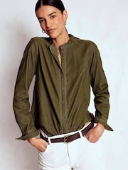 Boden Green Victoria Cord Shirt - Image 1 of 5
