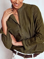 Boden Green Victoria Cord Shirt - Image 2 of 5
