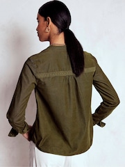 Boden Green Victoria Cord Shirt - Image 3 of 5