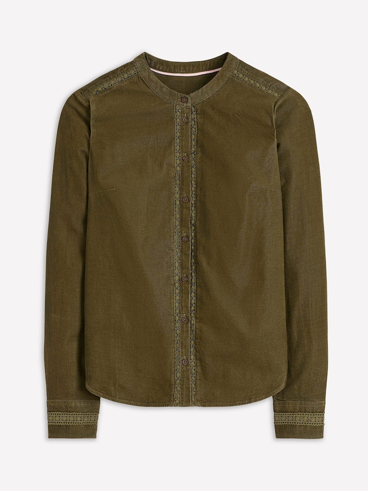 Boden Green Victoria Cord Shirt - Image 5 of 5