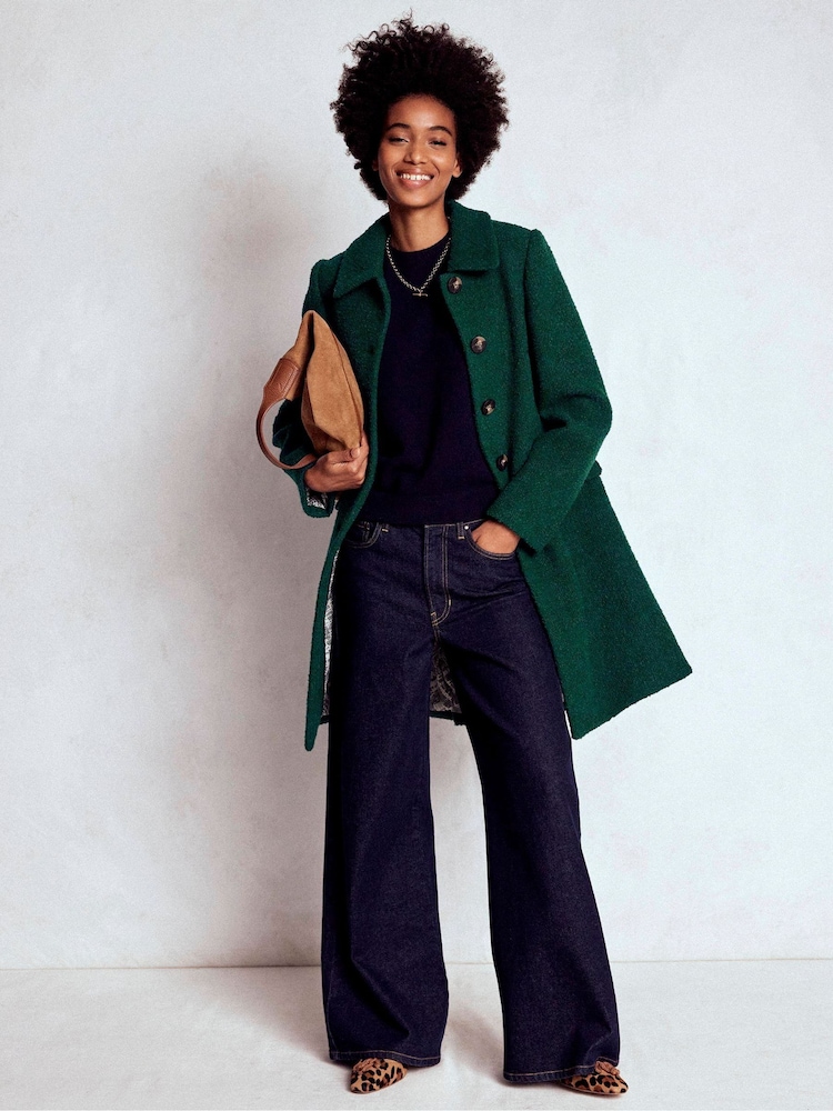 Boden Green Edinburgh Wool Coat - Image 1 of 7