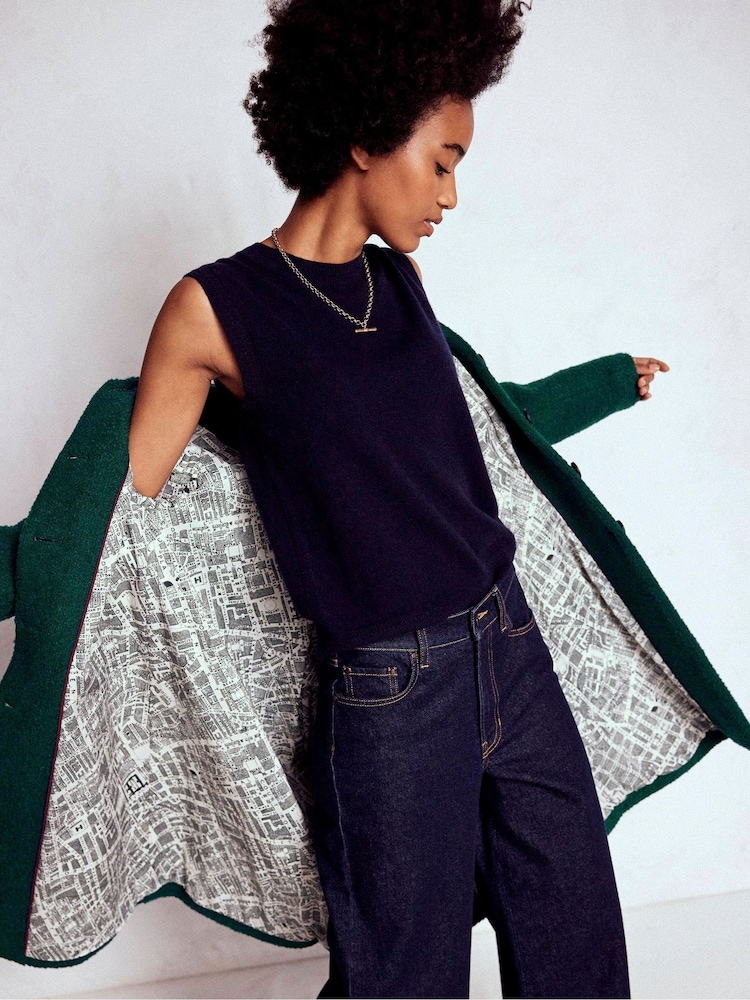 Boden Green Edinburgh Wool Coat - Image 2 of 7
