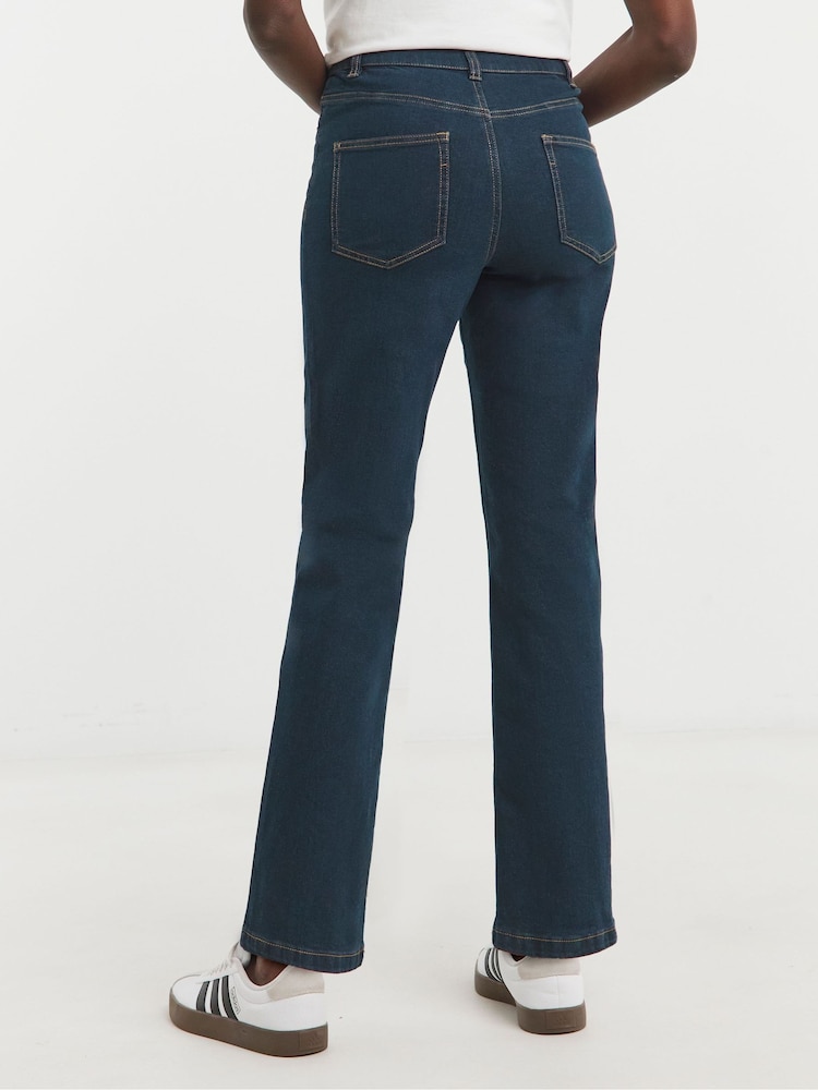JD Williams Blue 24/7 Straight Leg Jeans - Image 2 of 4 JD Williams Blue 24/7 Straight Leg Jeans - Image 2 of 4