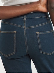 JD Williams Blue 24/7 Straight Leg Jeans - Image 3 of 4