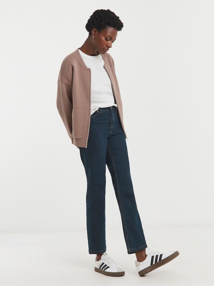 JD Williams Blue 24/7 Straight Leg Jeans - Image 4 of 4