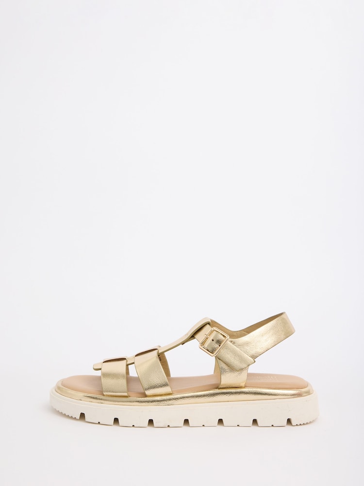 Friends Like These Gold Standard Fit Chunky Fisherman Flat Casual Sandals - Image 5 of 5