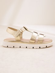 Friends Like These Gold Standard Fit Chunky Fisherman Flat Casual Sandals - Image 6 of 7