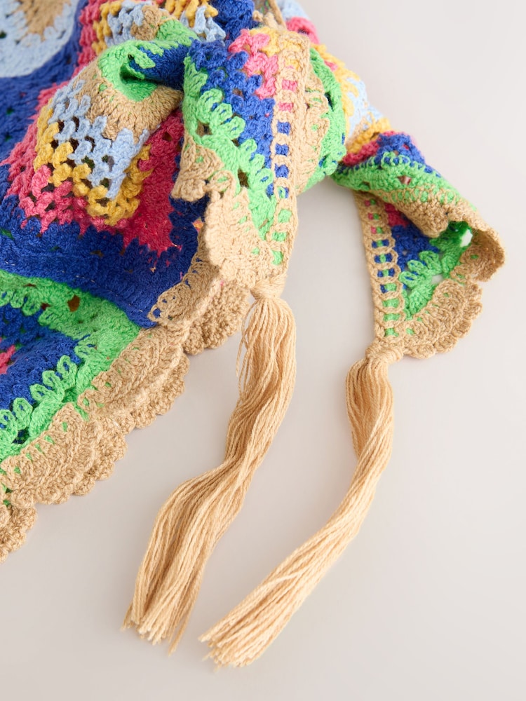 Multicolour Crochet Sarong - Image 6 of 6