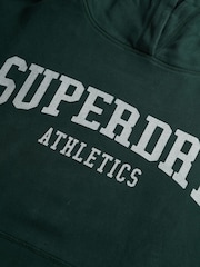 Superdry Green Athletic Essentials Relaxed Hoodie - Image 5 of 5