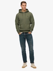 Superdry Green Essential Logo Hoodie - Image 1 of 5
