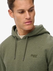 Superdry Green Essential Logo Hoodie - Image 4 of 5