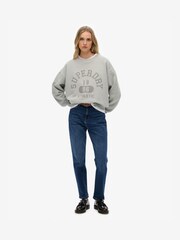 Superdry Grey Athletic Essentials Relaxed Crew Sweatshirt - Image 3 of 5