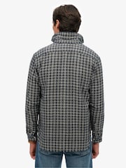 Superdry Blue The Merchant Store Textured Workwear Shirt - Image 2 of 5