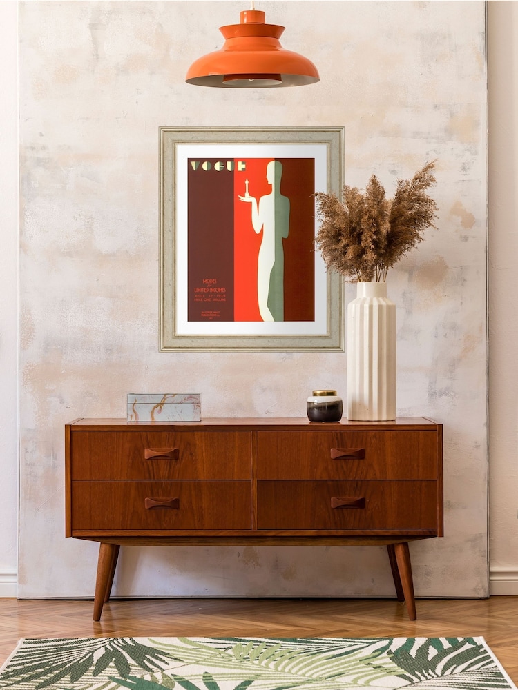 Brookpace Lascelles Multi Hand Made in UK Vogue April 17 1929 Abstract Fashion Framed Wall Art 40 x 50cm - Image 1 of 4 Brookpace Lascelles Multi Hand Made in UK Vogue April 17 1929 Abstract Fashion Framed Wall Art 40 x 50cm - Image 1 of 4
