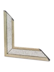 Brookpace Lascelles Cream Mirror Hand Made in UK 'Primate I' Wall Art in Antique Gold Toned Mirrored Frame  40 x 50cm Wall Art - Image 4 of 4