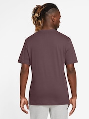 Nike Tattoo Brown Short Sleeve Club T-Shirt - Image 2 of 3