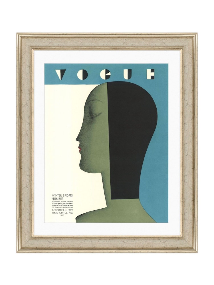 Brookpace Lascelles Multi Hand Made in UK Vogue December 11 1929 Abstract Fashion Wall Art 40 x 50cm - Image 2 of 4 Brookpace Lascelles Multi Hand Made in UK Vogue December 11 1929 Abstract Fashion Wall Art 40 x 50cm - Image 2 of 4