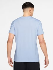 Nike Hyrdrogen Blue Short Sleeve Club T-Shirt - Image 2 of 3