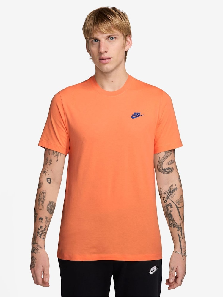 Nike Orange Frost Club T-Shirt - Image 1 of 3