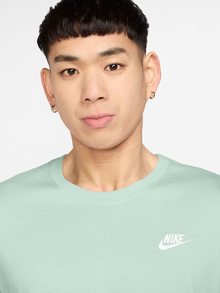 Nike Barely Green Club T-Shirt - Image 3 of 3 Nike Barely Green Club T-Shirt - Image 3 of 3