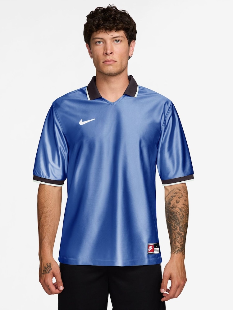 Nike Royal Pulse Blue Energy Dri-FIT Short Sleeve Football Top - Image 1 of 3