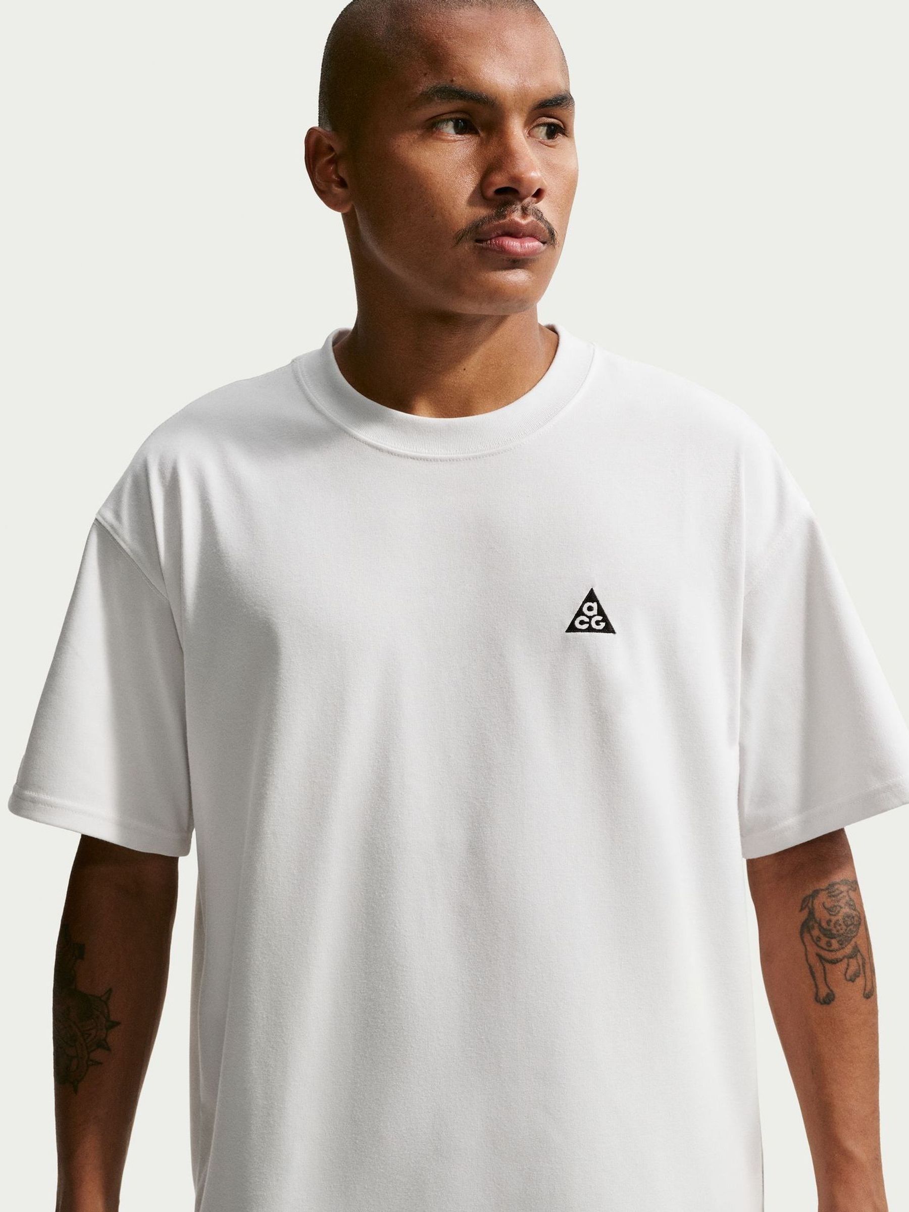 Buy Nike Summit White ACG Short Sleeve T-Shirt from the Next UK